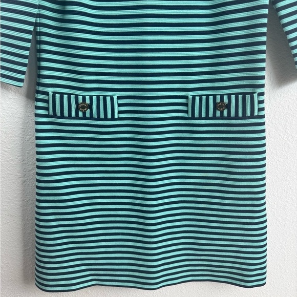 LILLY PULITZER ‘Charlene’ Shift Dress Gold Buttons - Picture 5 of 13